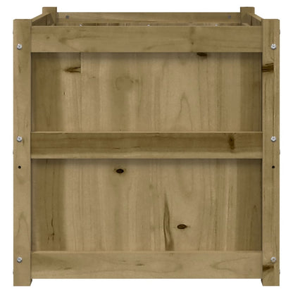 Garden Planters Solid Wood Pine Natural impregnated 2