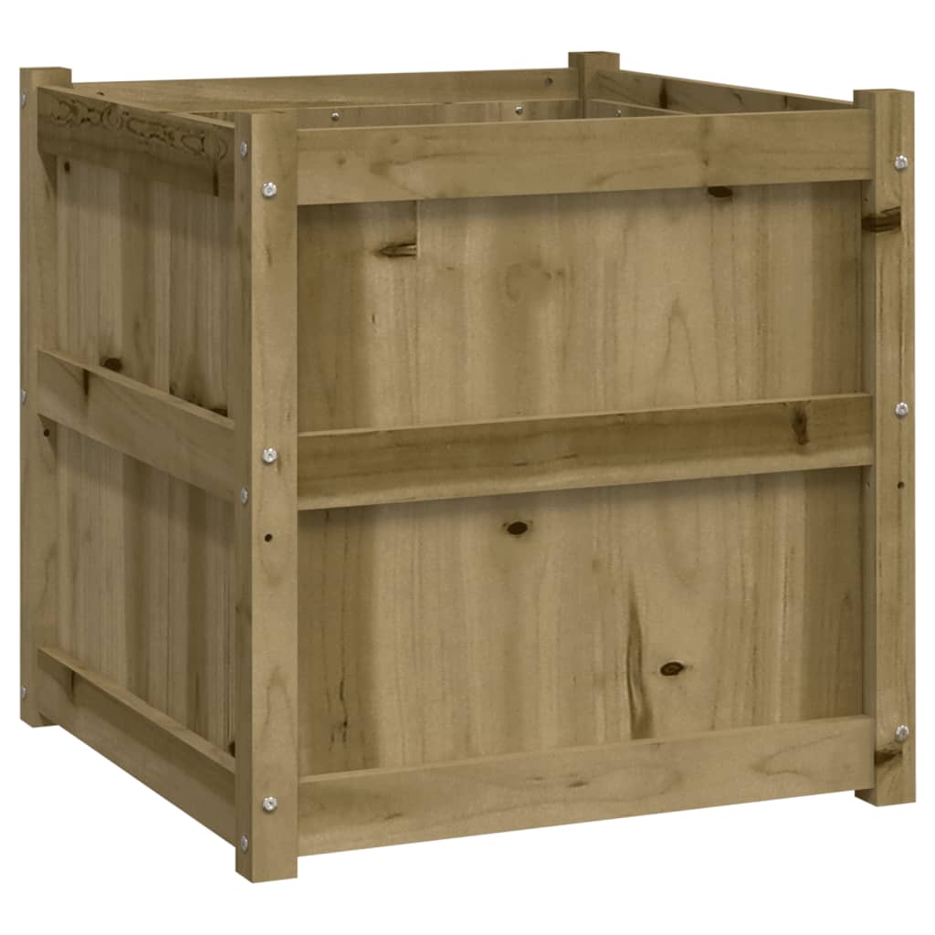 Garden Planters Solid Wood Pine Natural impregnated 2