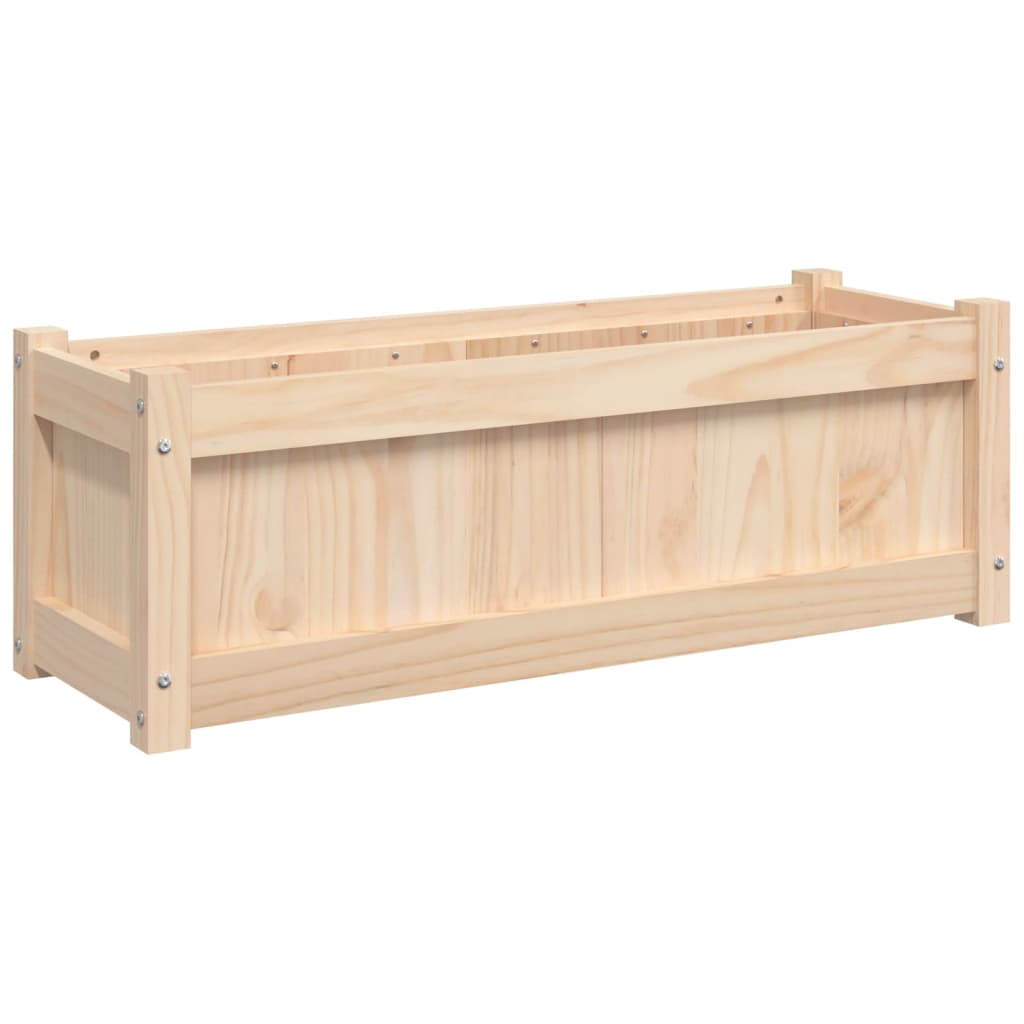 Garden Planters Solid Wood Pine Natural pine 2