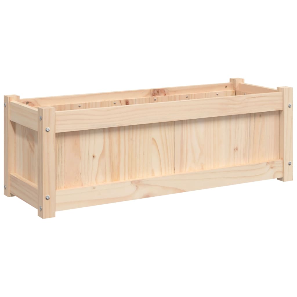 Garden Planters Solid Wood Pine Natural pine 2