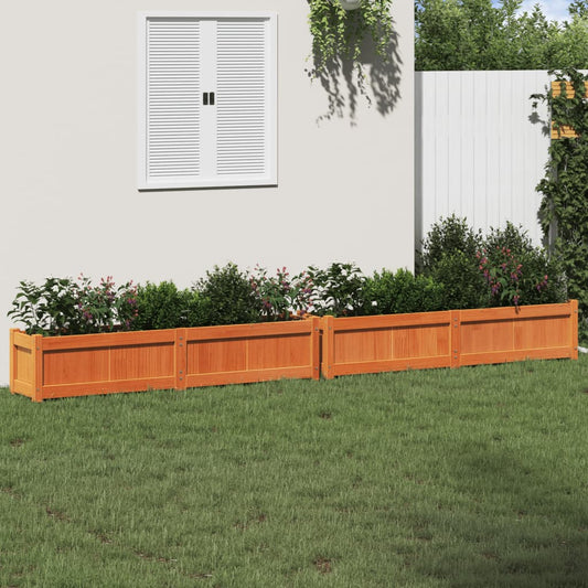 Garden Planters Solid Wood Pine Brown pine 2