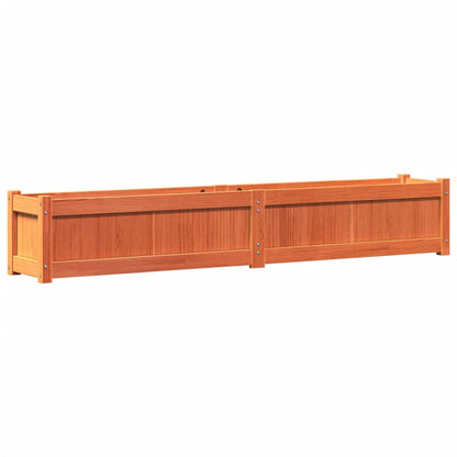 Garden Planters Solid Wood Pine Brown pine 1