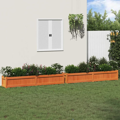 Garden Planters Solid Wood Pine Brown pine 2