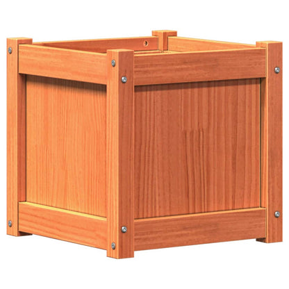 Garden Planters Solid Wood Pine Brown pine 2