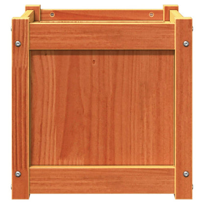 Garden Planters Solid Wood Pine Brown pine 2
