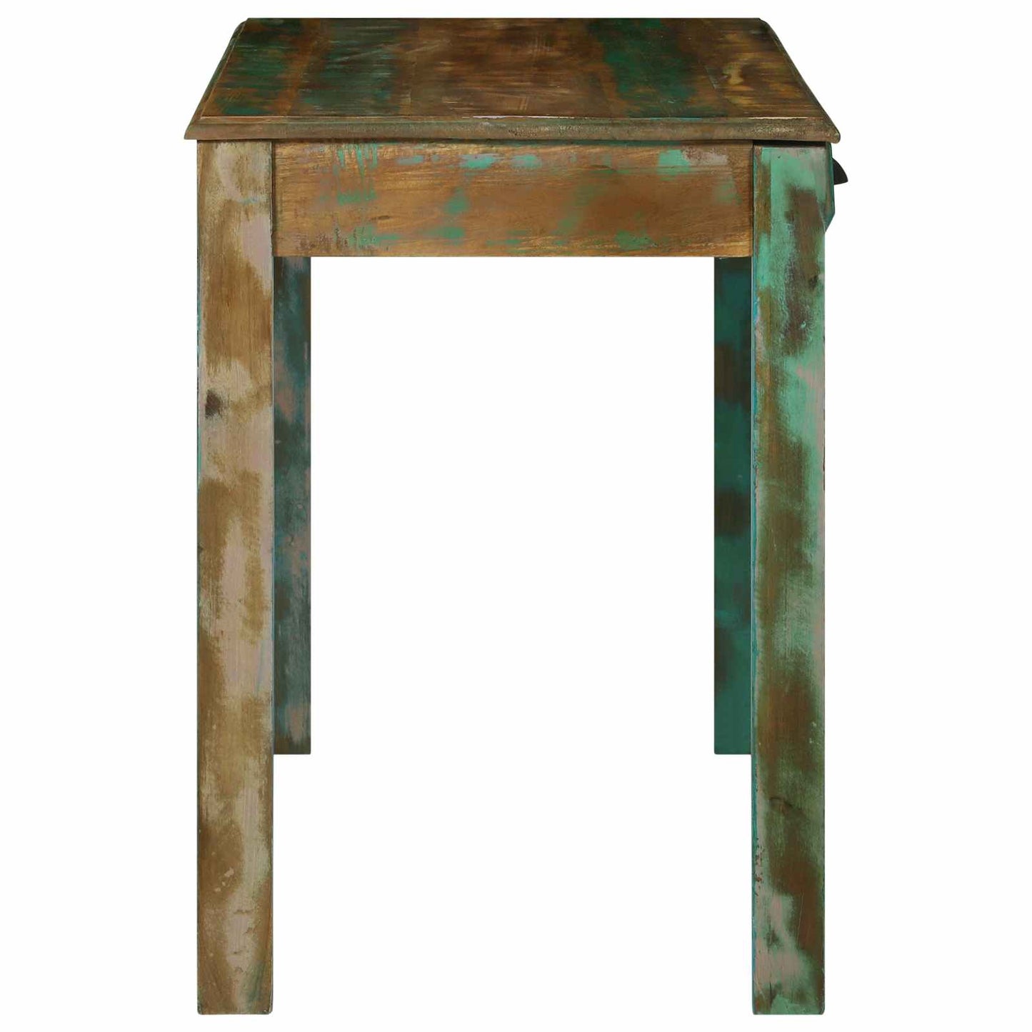 vidaXL Writing Desk Brown 112 x 55 x 76 cm Solid Reclaim Wood 6
