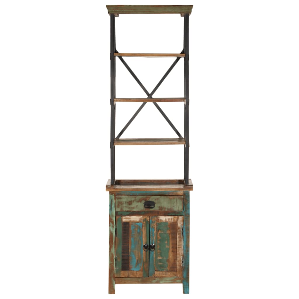 vidaXL Highboard 55x30x180 cm Solid Wood Reclaimed 2