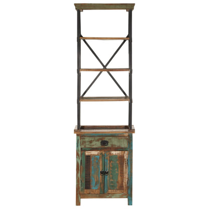 vidaXL Highboard 55x30x180 cm Solid Wood Reclaimed 2