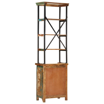 vidaXL Highboard 55x30x180 cm Solid Wood Reclaimed 4