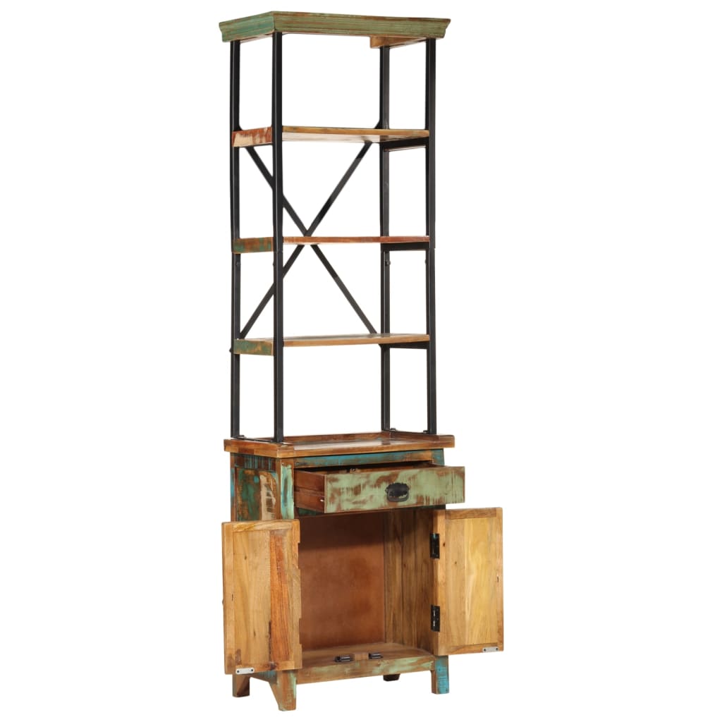 vidaXL Highboard 55x30x180 cm Solid Wood Reclaimed 5