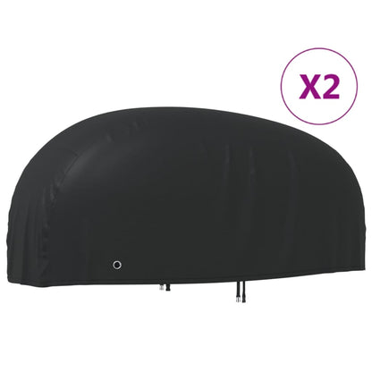 Motorcycle Covers 2 pcs 210D Oxford Fabric 245 cm 125 cm 105 cm