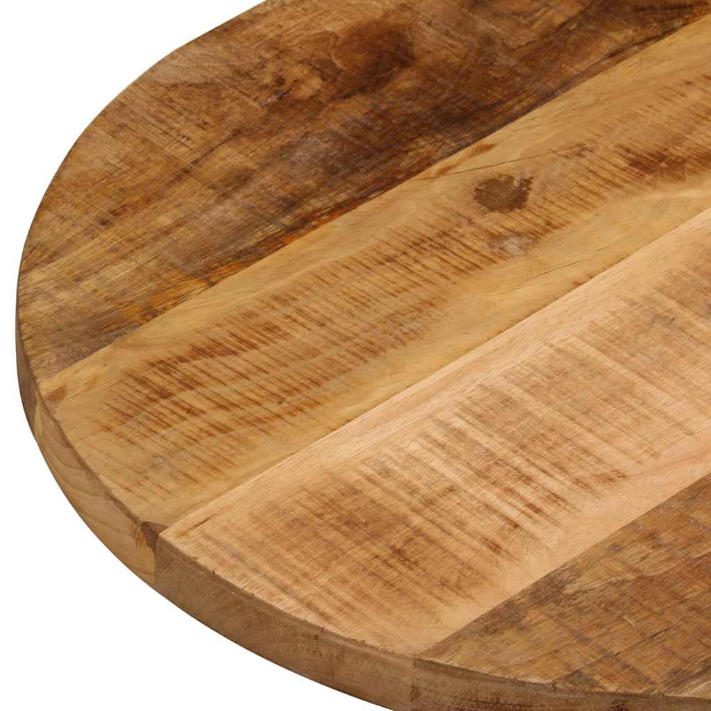 Table Top 80x40x2.5 cm Oval Solid Wood Mango Thickness 25 mm Rough mango wood(natural) 80 cm