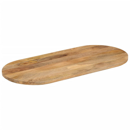 Table Top 120x60x2.5 cm Oval Solid Wood Mango Thickness 25 mm Mango wood(natural) 120 cm