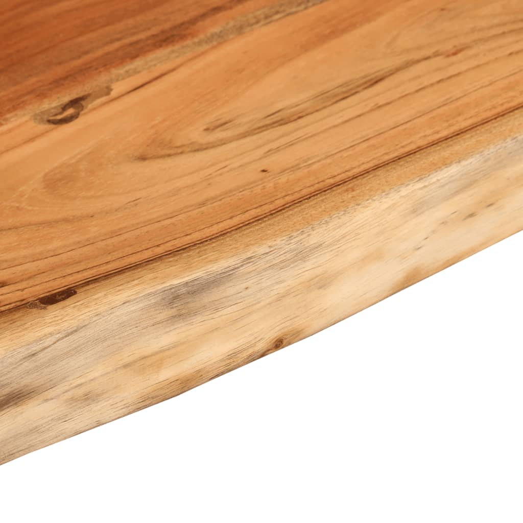 vidaXL Table Top 160x40x3,8 cm Rectangular Solid Wood Acacia Live Edge 6
