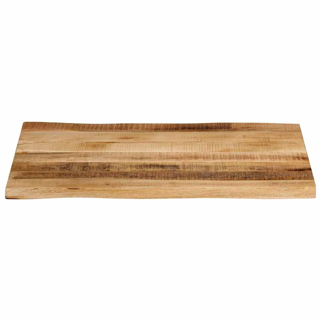 Table Top Live Edge 60x60x2.5 cm Solid Wood Rough Mango Thickness 25 mm Rough Mango wood(natural) 80 cm