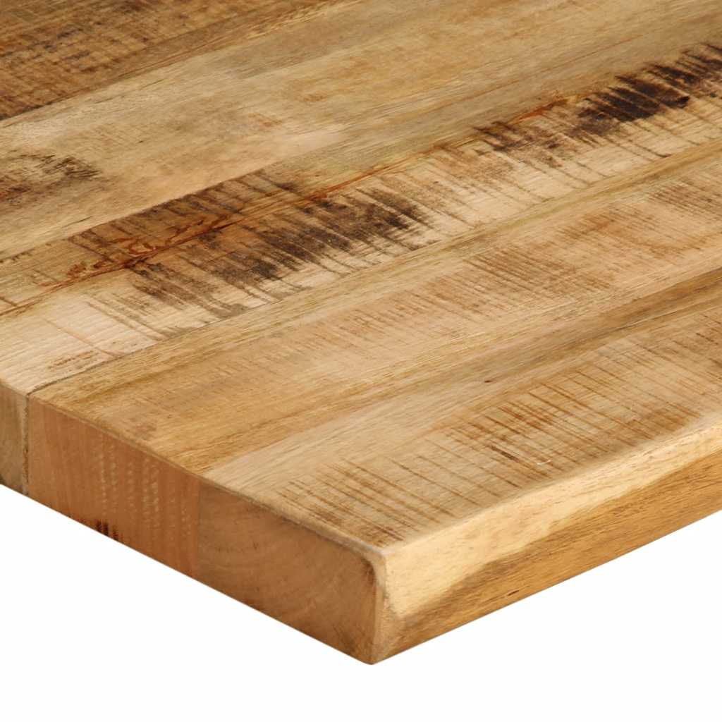 Table Top Live Edge 60x60x2.5 cm Solid Wood Rough Mango Thickness 25 mm Rough Mango wood(natural) 80 cm