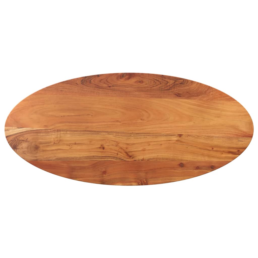 Table Top 140x50x3.8 cm Oval Solid Wood Mango Thickness 38 mm Acacia wood(natural) 110 cm 50 cm