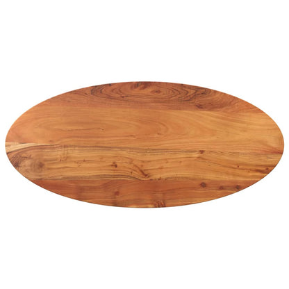 Table Top 140x50x3.8 cm Oval Solid Wood Mango Thickness 38 mm Acacia wood(natural) 110 cm 50 cm