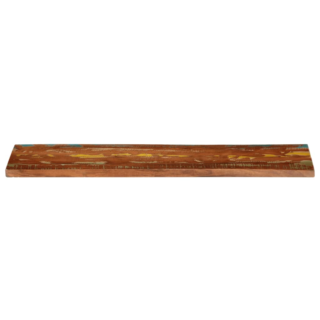 Table Top 40x40x2.5 cm Square Solid Wood Reclaimed Thickness 25 mm Reclaimed wood(multicolour) 110 cm