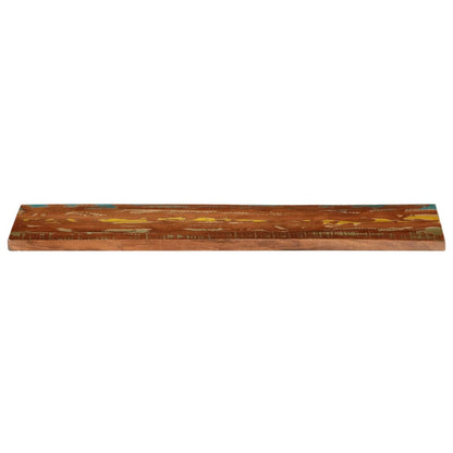 Table Top 40x40x2.5 cm Square Solid Wood Reclaimed Thickness 25 mm Reclaimed wood(multicolour) 110 cm