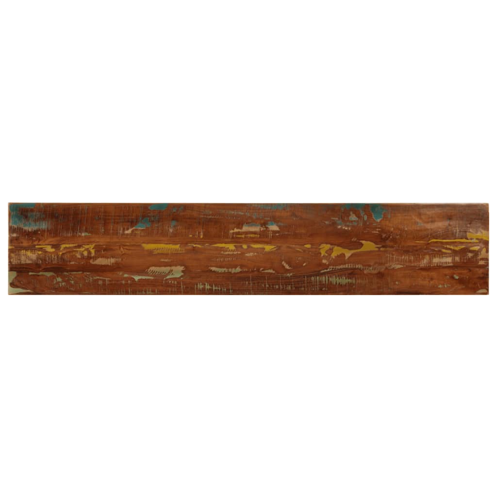 Table Top 40x40x2.5 cm Square Solid Wood Reclaimed Thickness 25 mm Reclaimed wood(multicolour) 140 cm