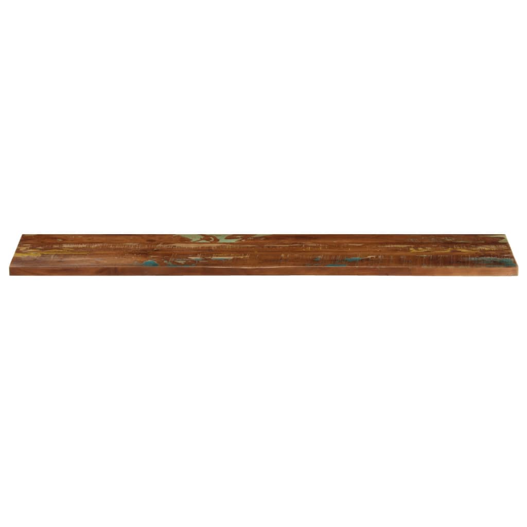 Table Top 40x20x3.8 cm Rectangular Solid Wood Reclaimed Thickness 38 mm Reclaimed wood(multicolour) 180 cm