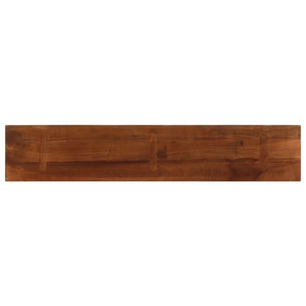 Table Top 40x20x3.8 cm Rectangular Solid Wood Reclaimed Thickness 38 mm Reclaimed wood(multicolour) 180 cm