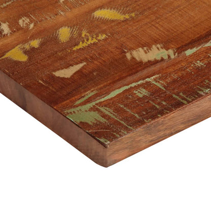 Table Top 40x20x3.8 cm Rectangular Solid Wood Reclaimed Thickness 38 mm Reclaimed wood(multicolour) 180 cm