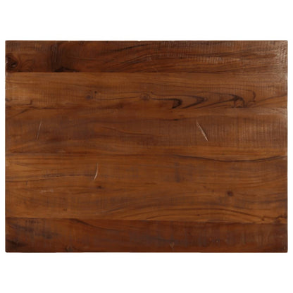 Table Top 70x70x2.5 cm Square Solid Wood Reclaimed Thickness 25 mm Reclaimed wood(natural) 90 cm