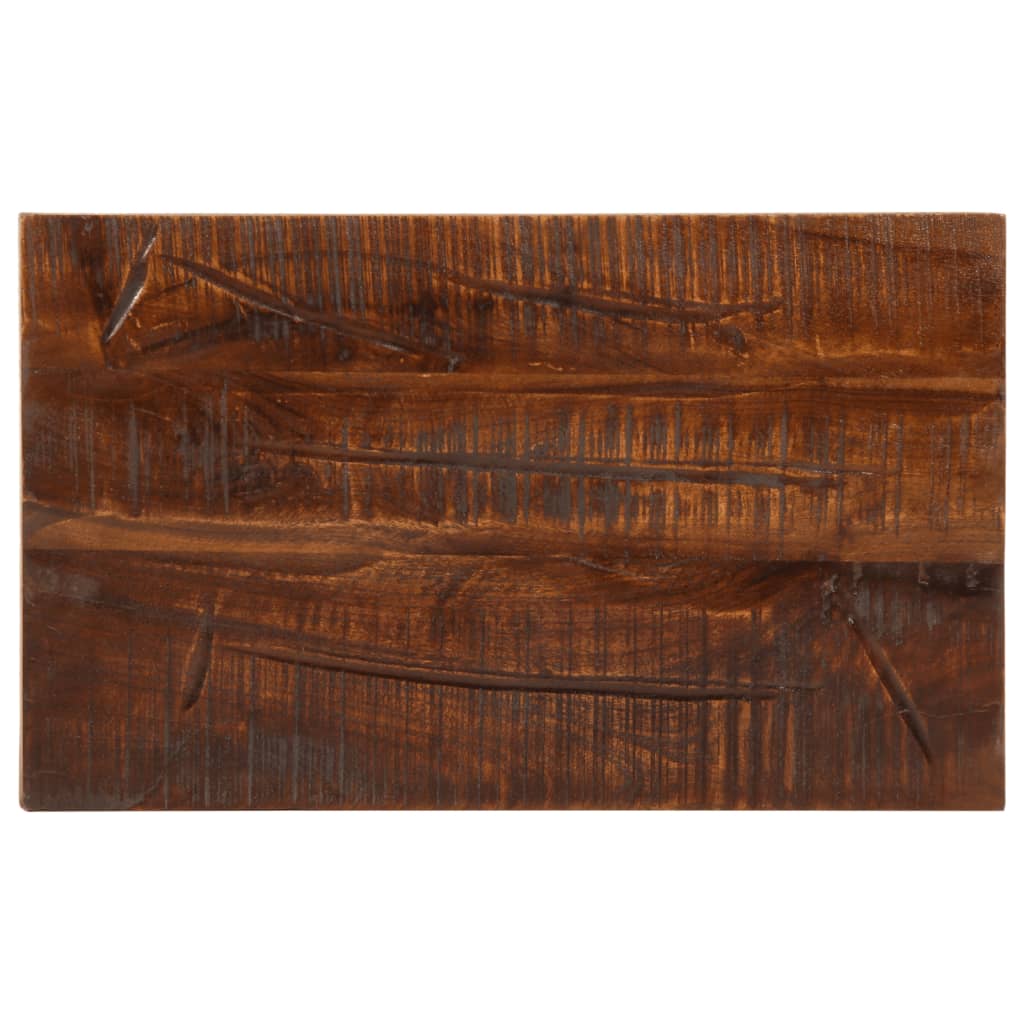 Table Top 40x40x3.8 cm Square Solid Wood Reclaimed Thickness 38 mm Reclaimed wood(natural) 50 cm