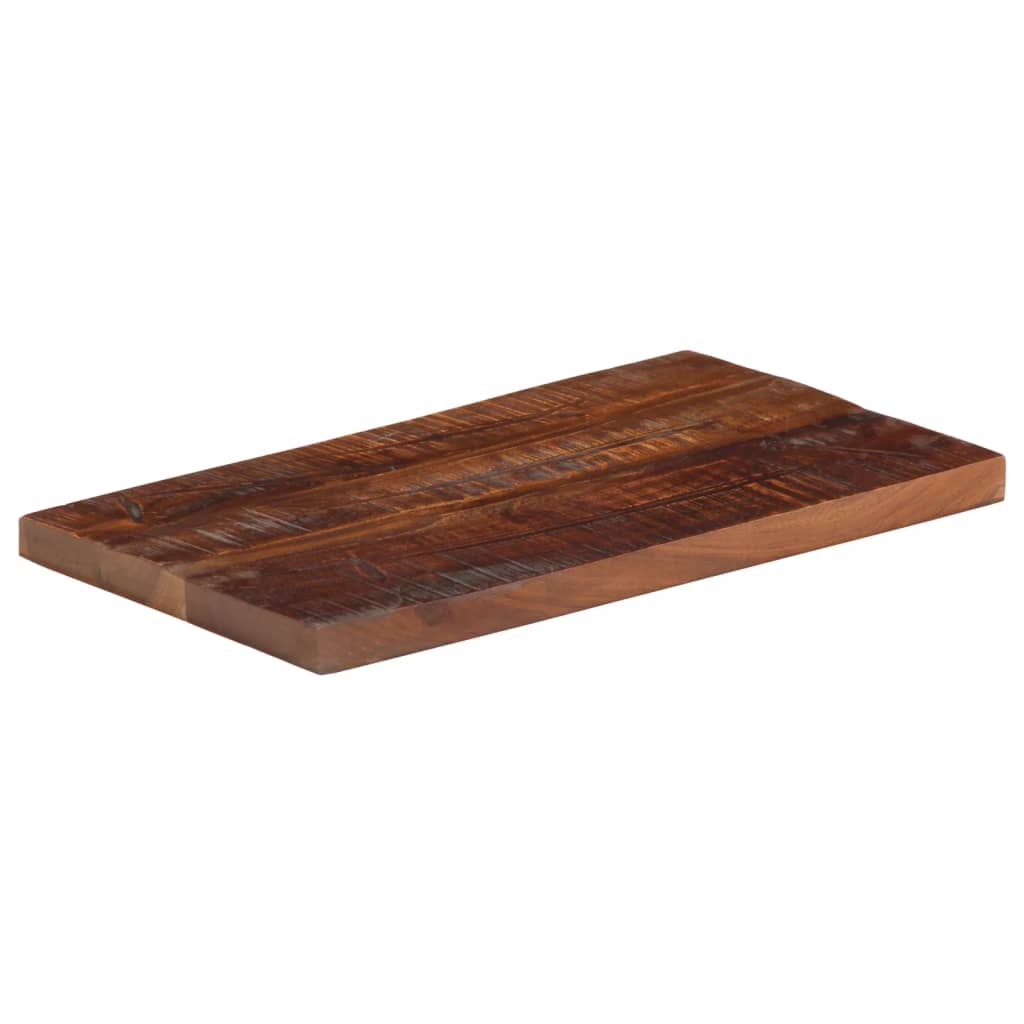 Table Top 40x40x3.8 cm Square Solid Wood Reclaimed Thickness 38 mm Reclaimed wood(natural) 50 cm