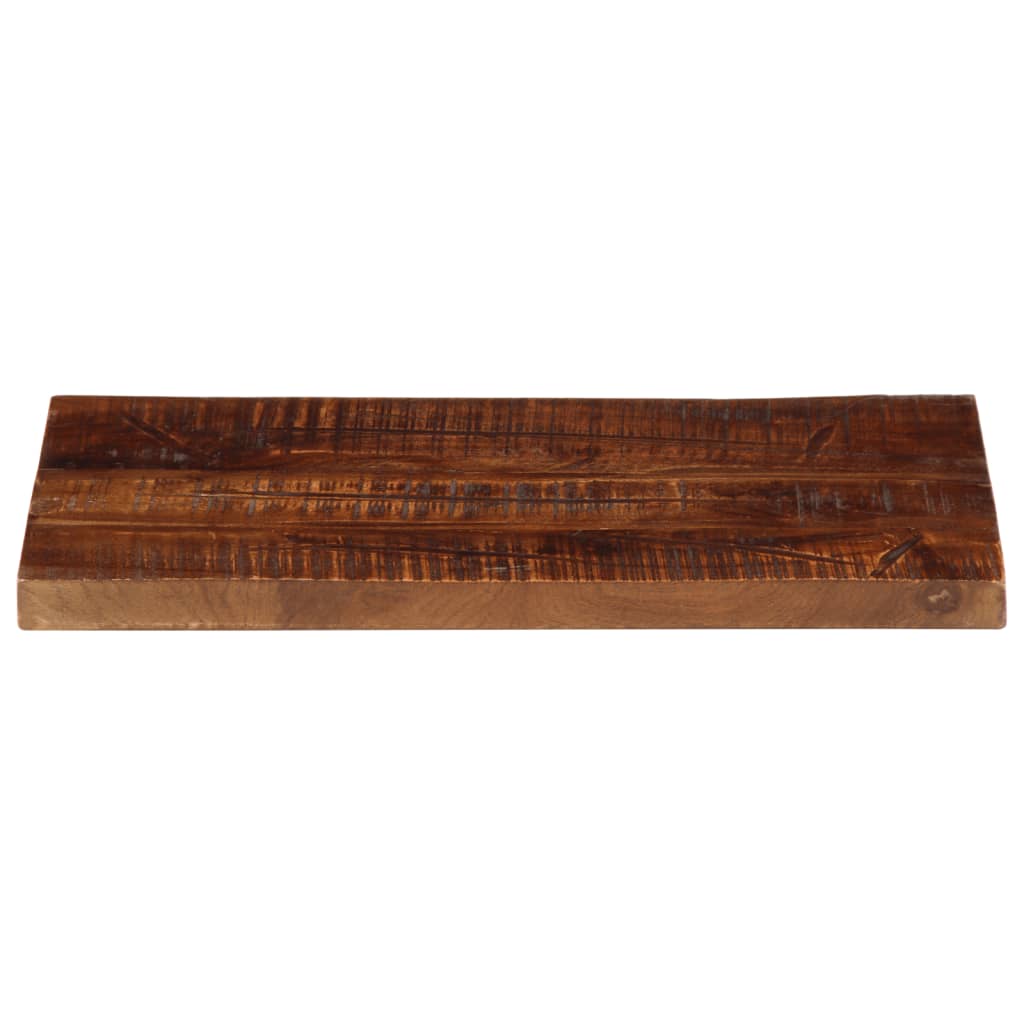 Table Top 40x40x3.8 cm Square Solid Wood Reclaimed Thickness 38 mm Reclaimed wood(natural) 50 cm