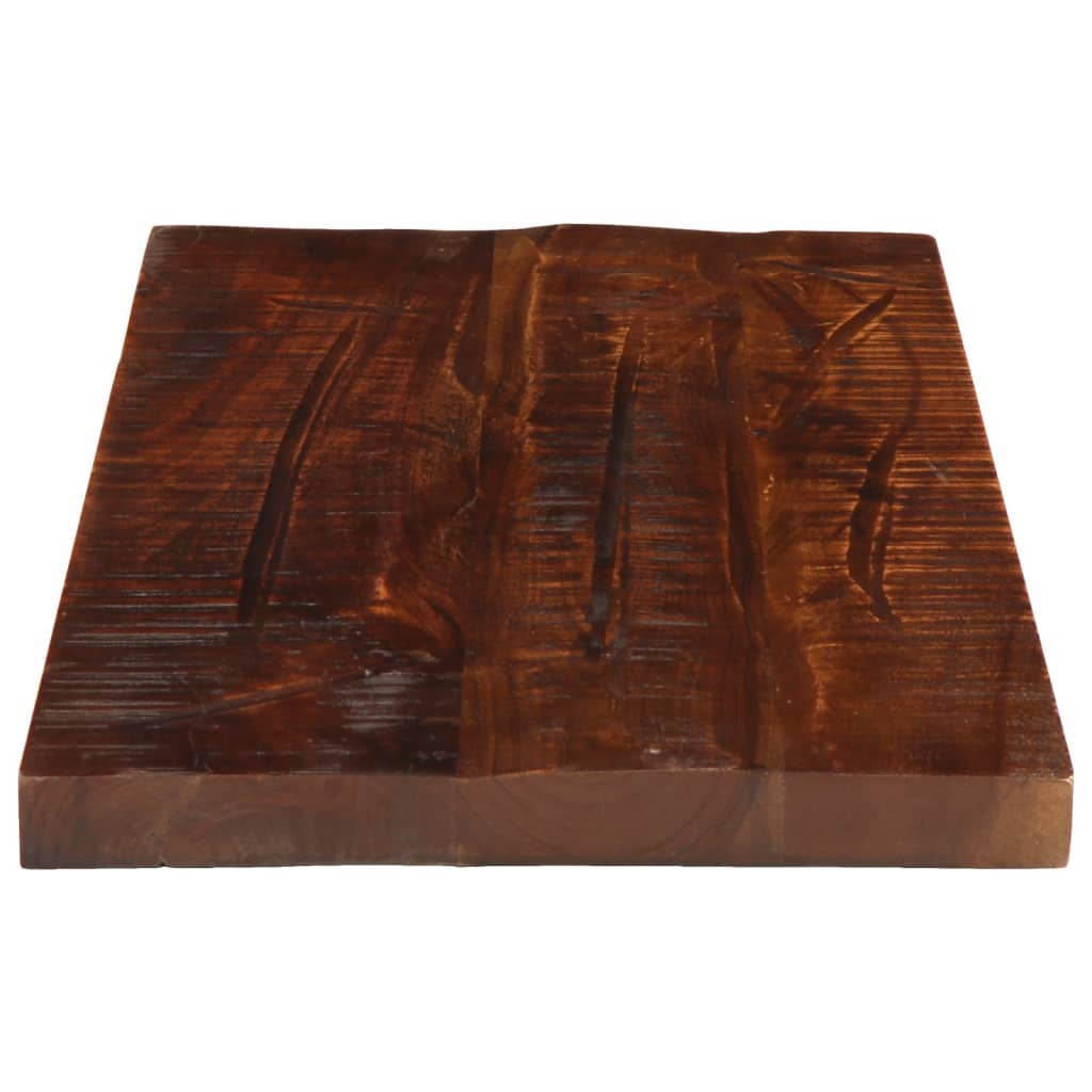 Table Top 40x40x3.8 cm Square Solid Wood Reclaimed Thickness 38 mm Reclaimed wood(natural) 50 cm