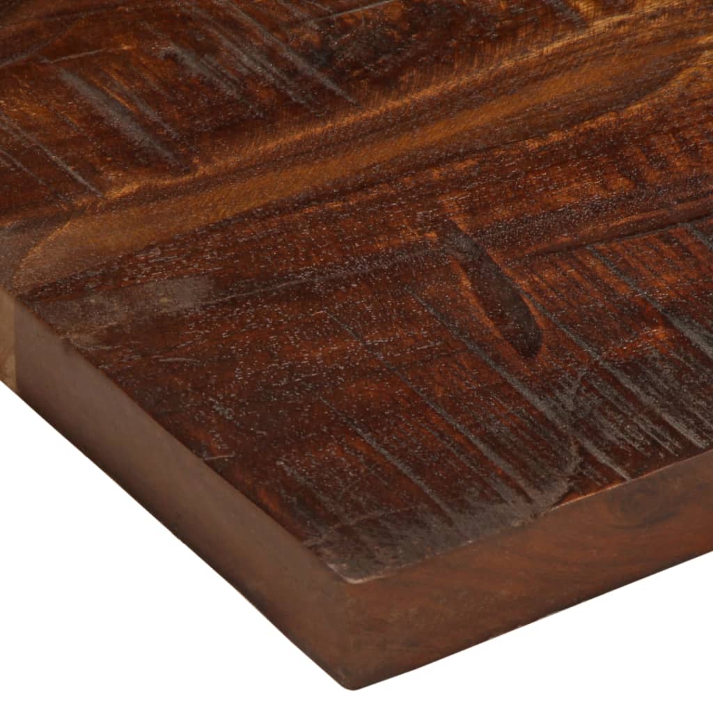 Table Top 40x40x3.8 cm Square Solid Wood Reclaimed Thickness 38 mm Reclaimed wood(natural) 50 cm