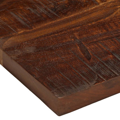 Table Top 40x40x3.8 cm Square Solid Wood Reclaimed Thickness 38 mm Reclaimed wood(natural) 50 cm
