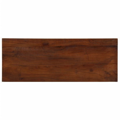 Table Top 40x40x3.8 cm Square Solid Wood Reclaimed Thickness 38 mm Reclaimed wood(natural) 90 cm