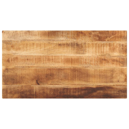 Table Top 50x50x3.8 cm Square Solid Wood Rough Mango Thickness 38 mm Rough Mango wood(natural) 110 cm