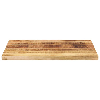 Table Top 60x60x3.8 cm Square Solid Wood Rough Mango Thickness 38 mm Rough Mango wood(natural) 80 cm