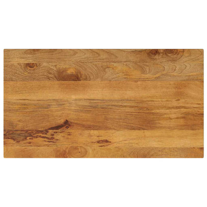 Table Top 60x60x2.5 cm Square Solid Wood Mango Thickness 25 mm Mango wood(oak finish) 100 cm