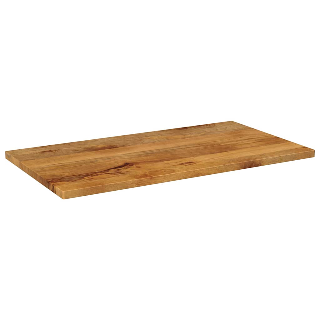 Table Top 60x60x2.5 cm Square Solid Wood Mango Thickness 25 mm Mango wood(oak finish) 100 cm