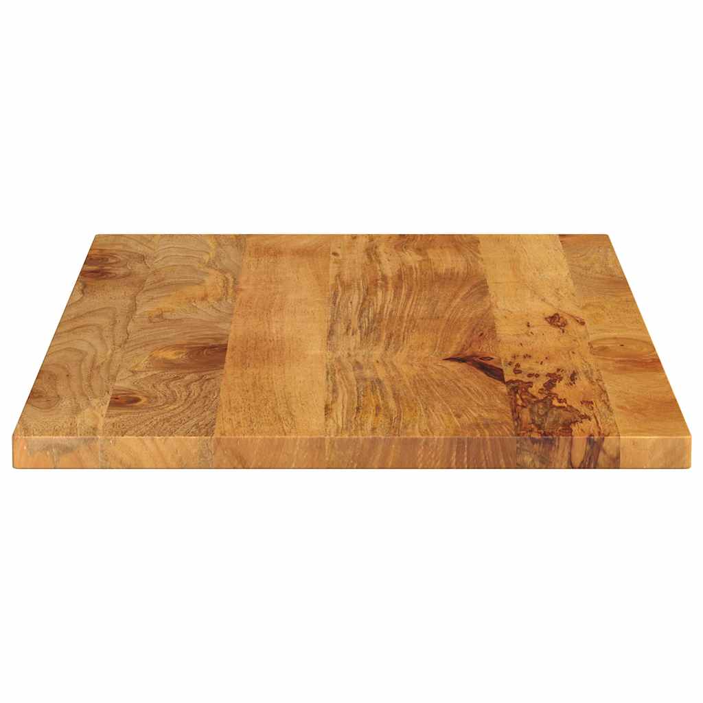Table Top 60x60x2.5 cm Square Solid Wood Mango Thickness 25 mm Mango wood(oak finish) 100 cm