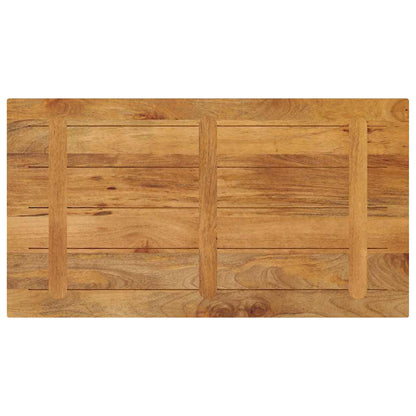 Table Top 60x60x2.5 cm Square Solid Wood Mango Thickness 25 mm Mango wood(oak finish) 100 cm