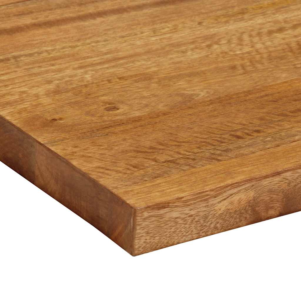 Table Top 60x60x2.5 cm Square Solid Wood Mango Thickness 25 mm Mango wood(oak finish) 100 cm