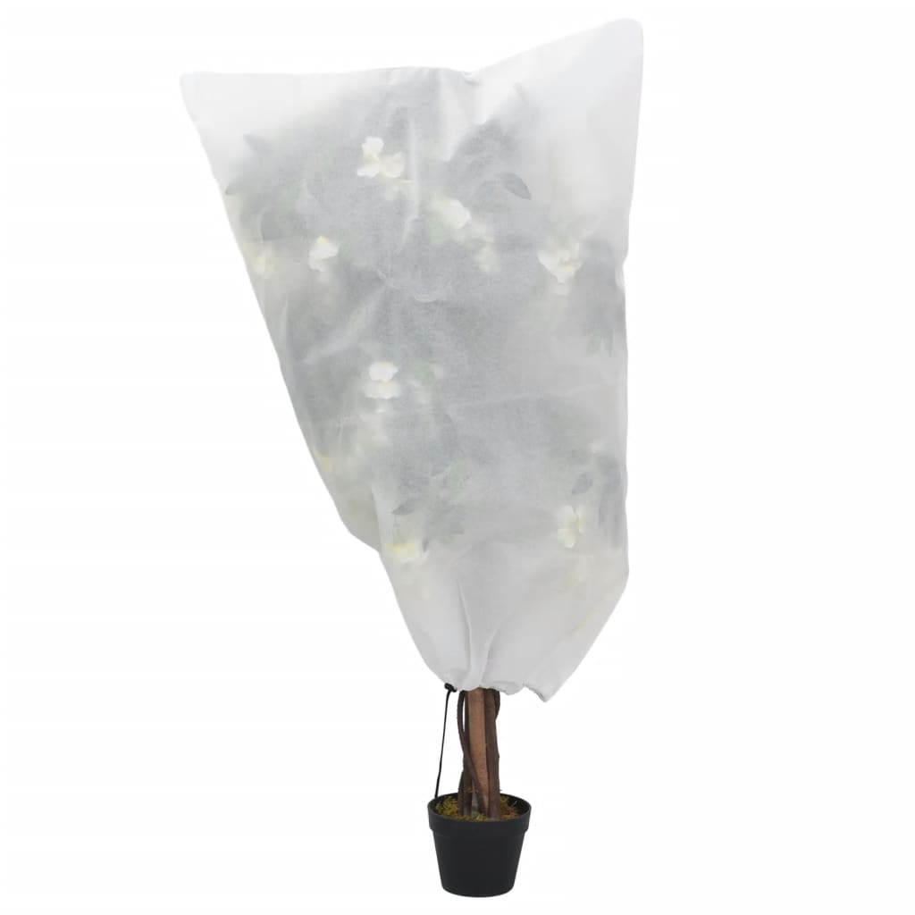Plant Fleece Covers with Drawstring 70 g/m² 0.8x1 m White