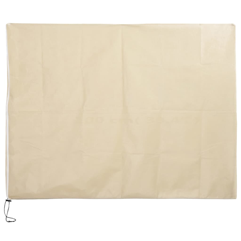Plant Fleece Covers with Zip 70 g/m² 1x1,55 m Beige 10 3 m