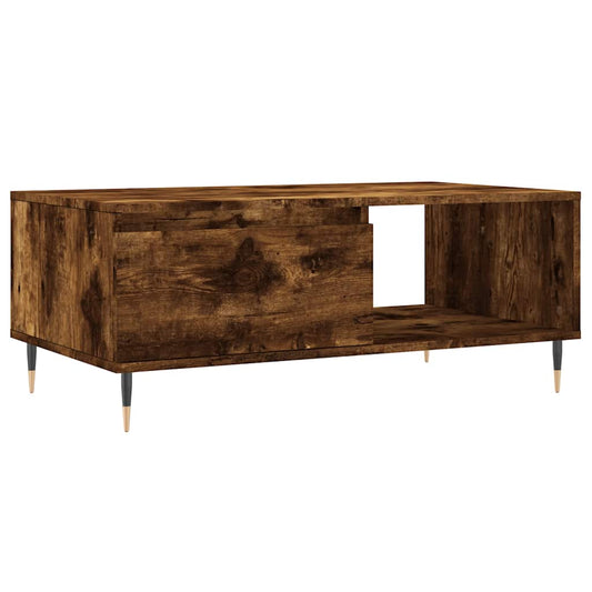 Coffee Table 90x50x36,5 cm Engineered Wood Smoked oak