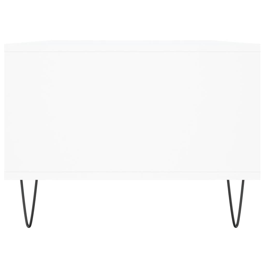 Coffee Table 90x50x36,5 cm Engineered Wood White