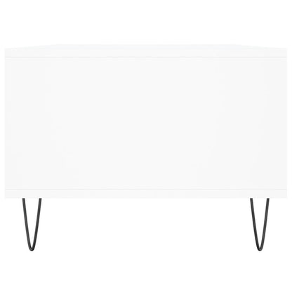 Coffee Table 90x50x36,5 cm Engineered Wood White