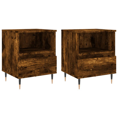 Bedside Cabinet 40x35x50 cm Engineered Wood Smoked oak