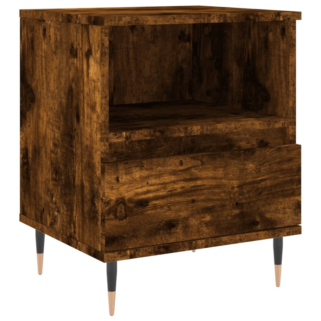 Bedside Cabinet 40x35x50 cm Engineered Wood Smoked oak
